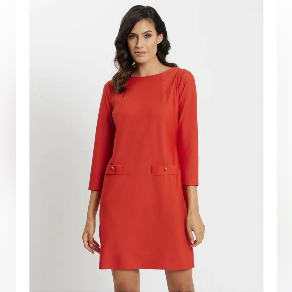 Jude Connally Red Mini Dress